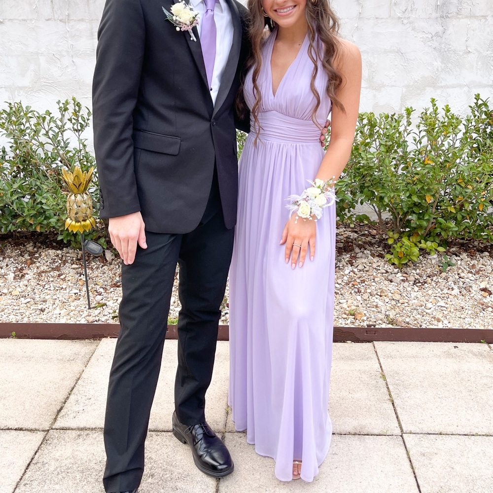 Purple formal dress